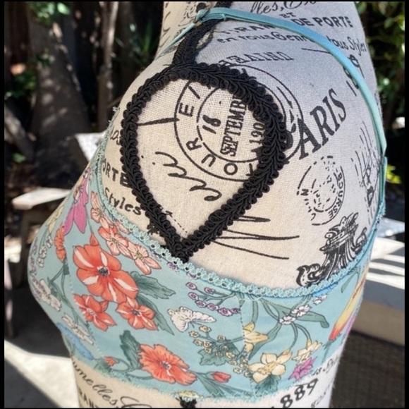 Spell 3 piece Vintage Sayulita Bralette (m) Bloomers (L) and Sleep Mask - Picture 6 of 11